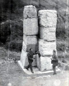 Nieistniejący pomnik ofiar lawiny z 20 marca 1968r.